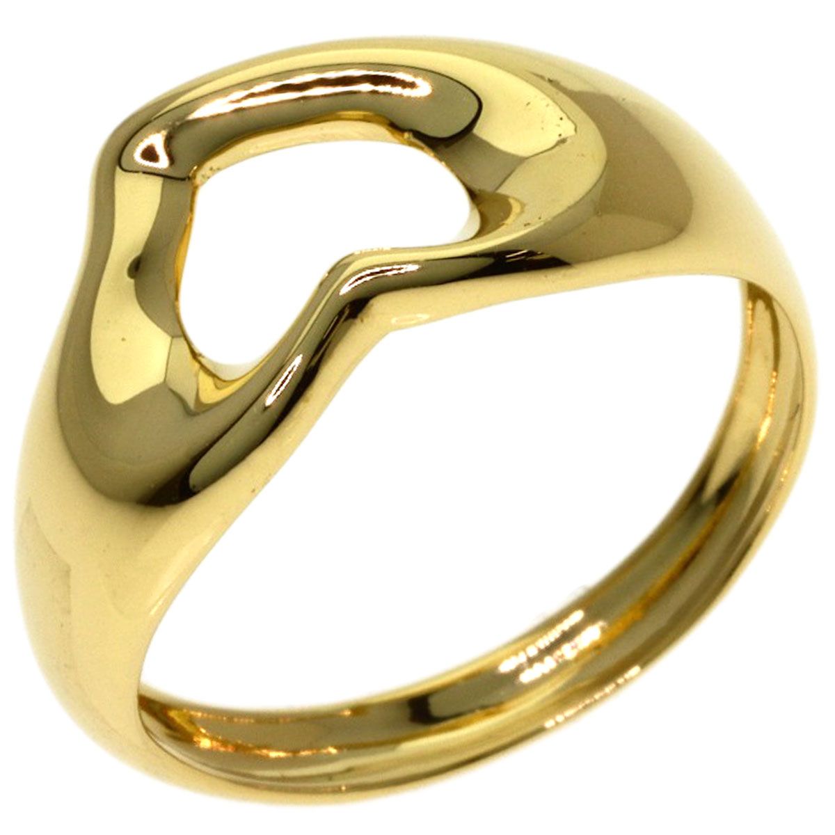 Tiffany & Co Open Heart Ring 18k Yellow Gold — view 2