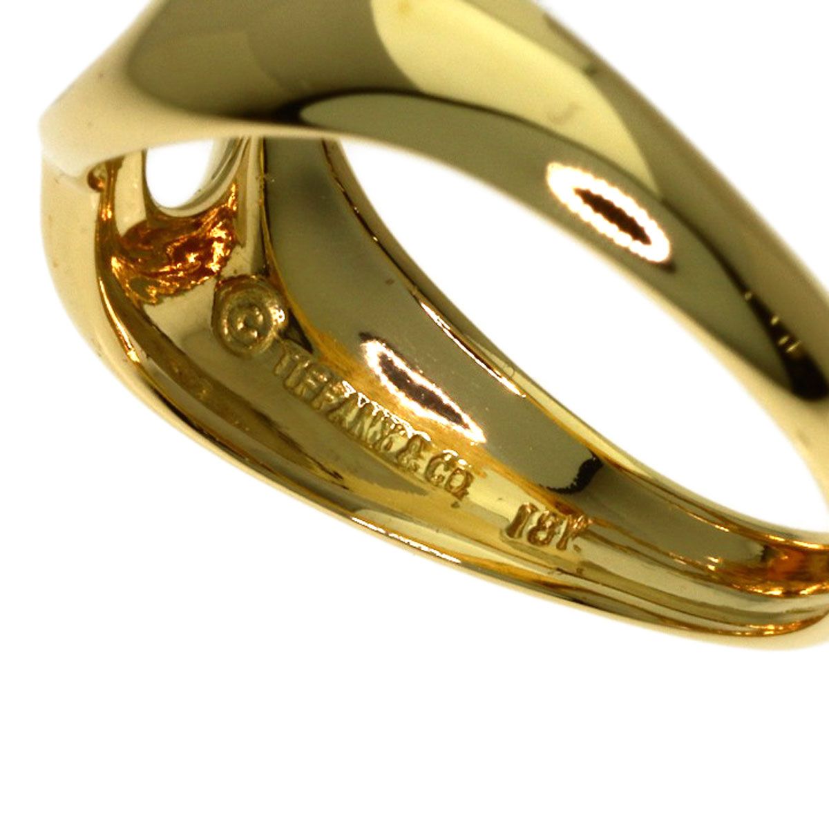 Tiffany & Co Open Heart Ring 18k Yellow Gold — view 5