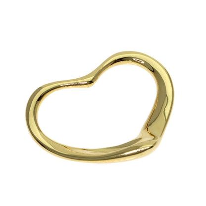 Tiffany & Co Open Heart Pendant Top 18k Yellow Gold