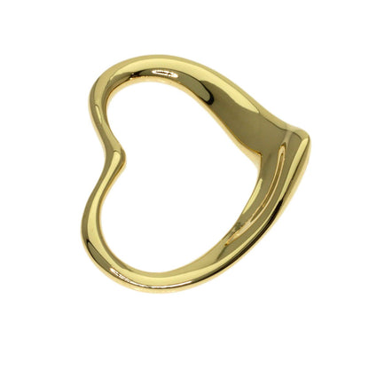 Tiffany & Co Open Heart Pendant Top 18k Yellow Gold — view 3