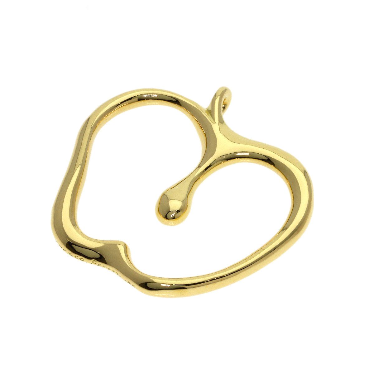 Tiffany & Co Apple Pendant Top 18k Yellow Gold