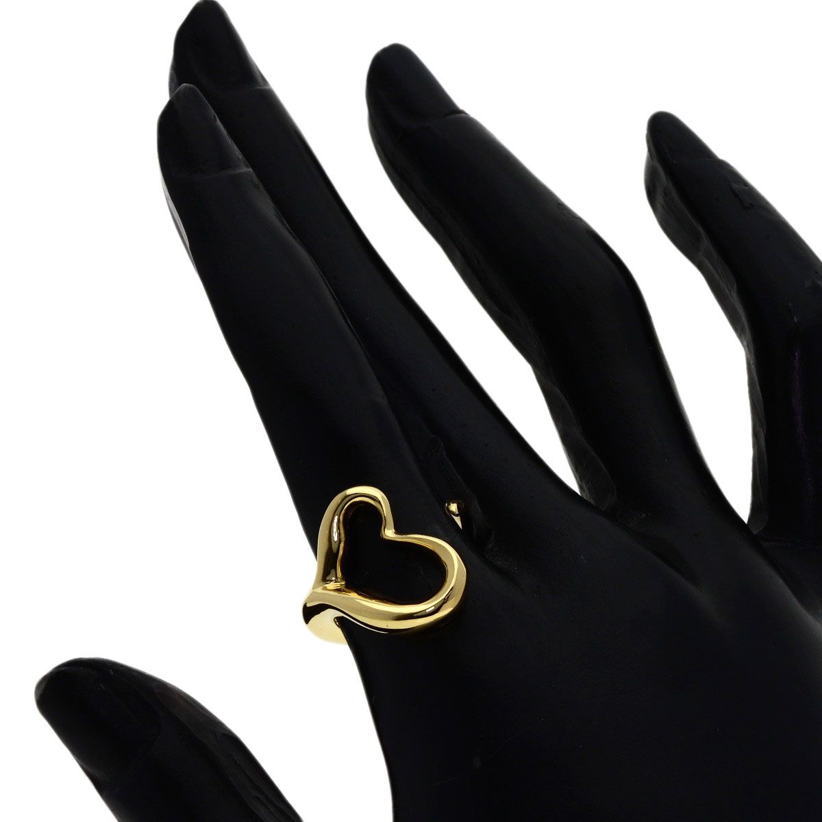 Tiffany & Co Open Heart Ring 18k Yellow Gold — view 6