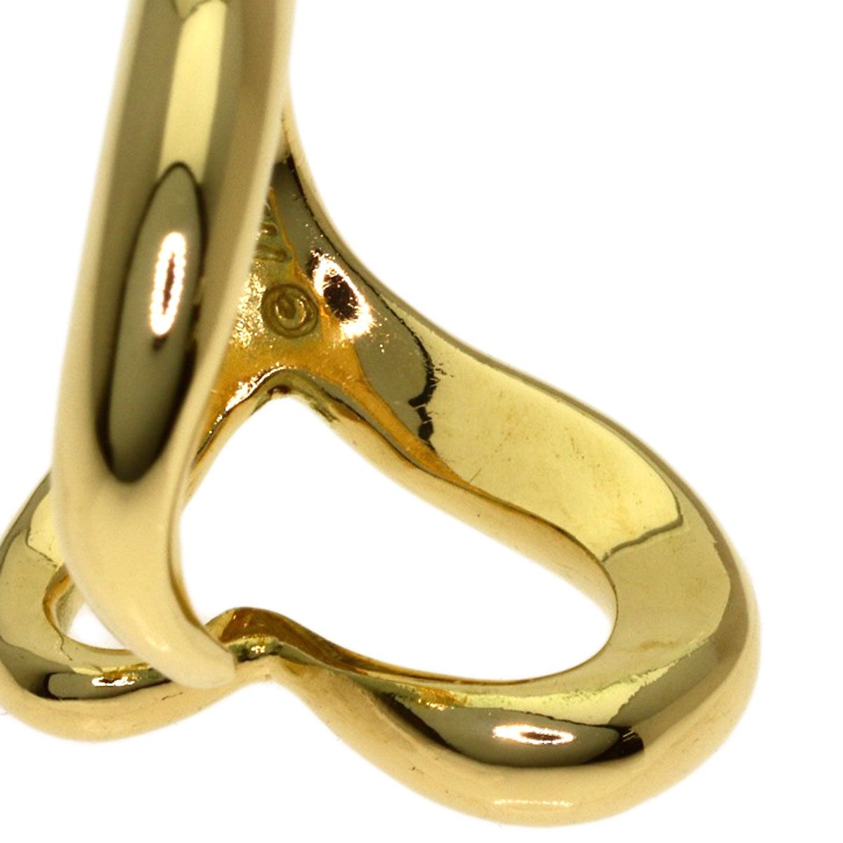 Tiffany & Co Open Heart Ring 18k Yellow Gold — view 7