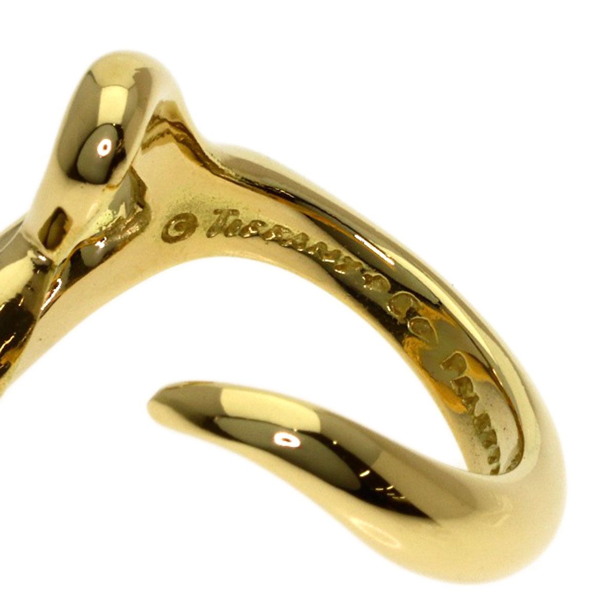 Tiffany & Co Open Heart Ring 18k Yellow Gold — view 5