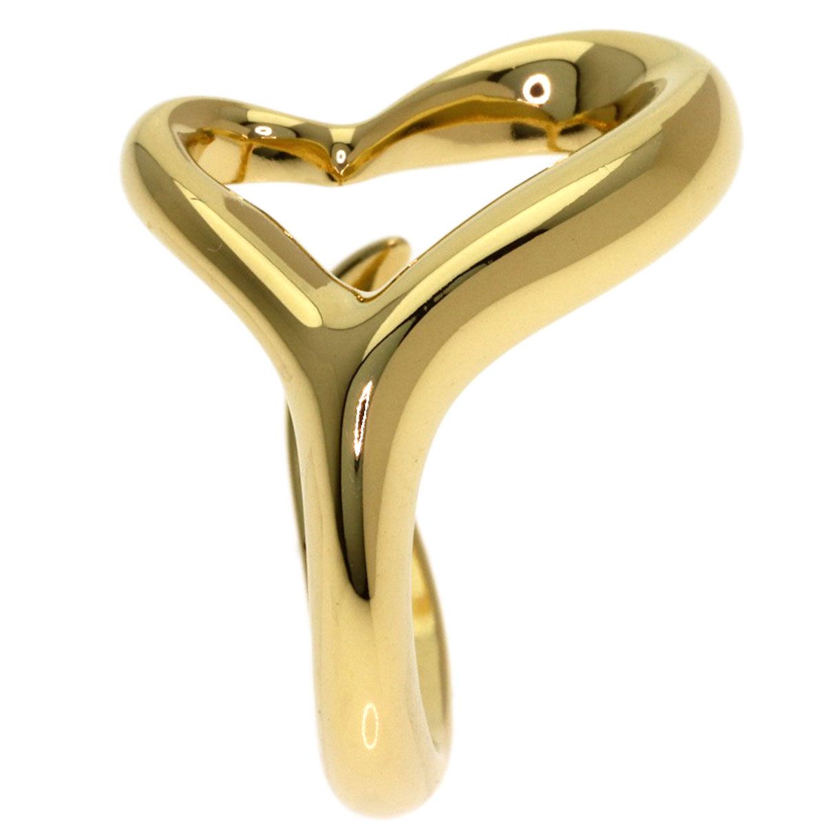Tiffany & Co Open Heart Ring 18k Yellow Gold — view 3