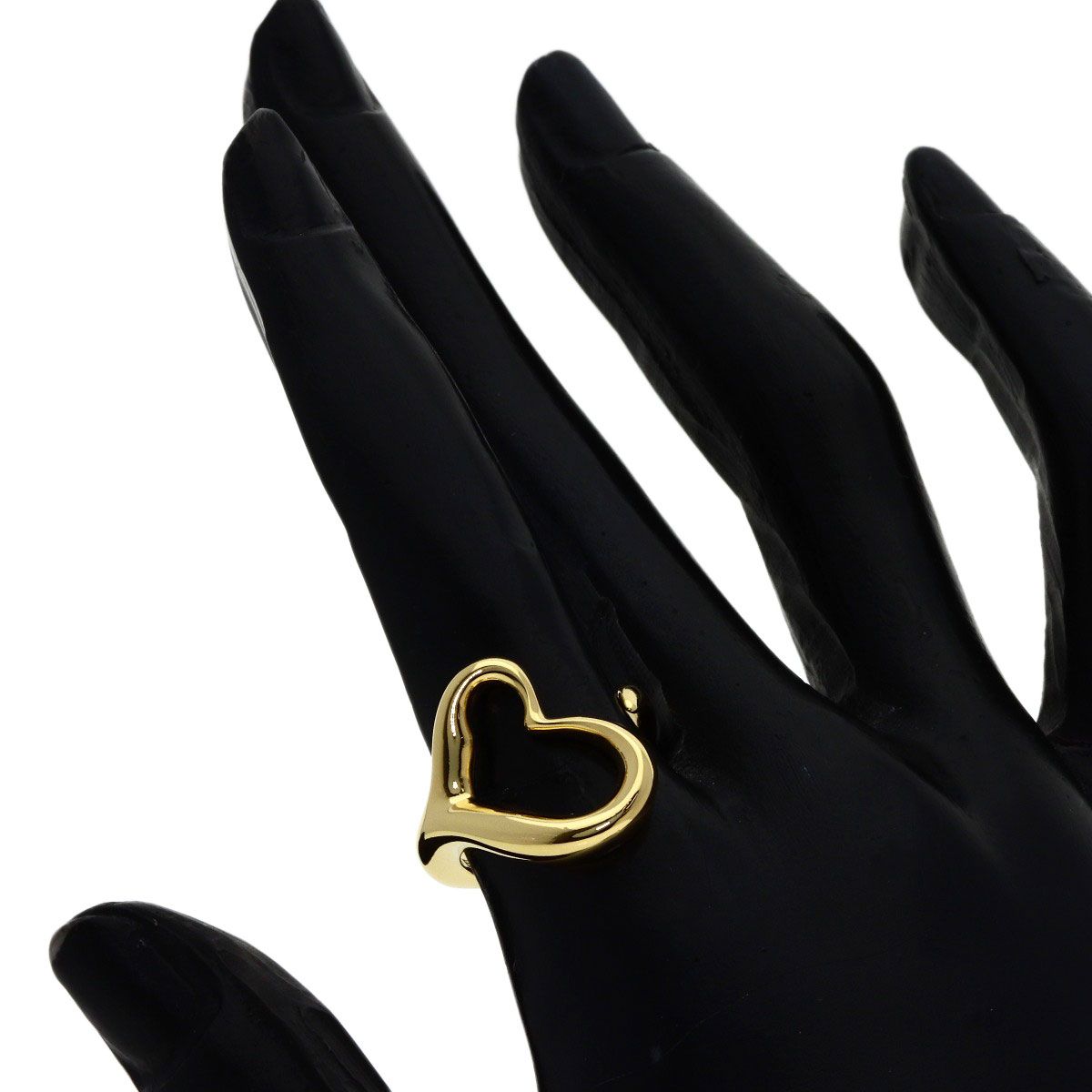 Tiffany & Co Open Heart Ring 18k Yellow Gold — view 6
