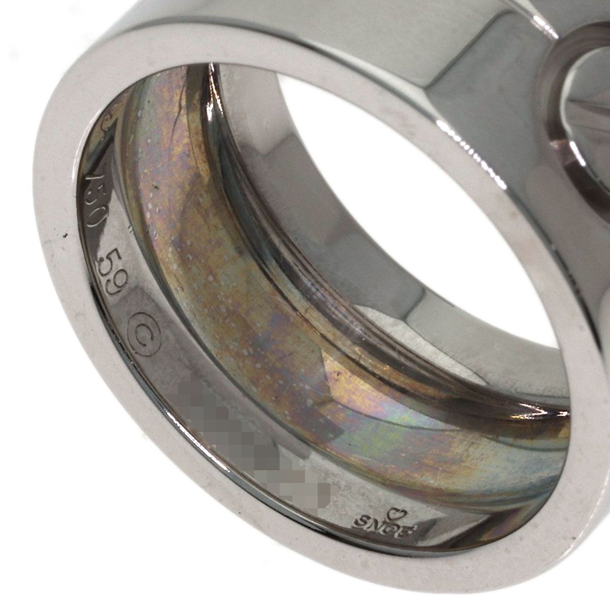 Cartier High Love Ring 59 18k White Gold — view 6