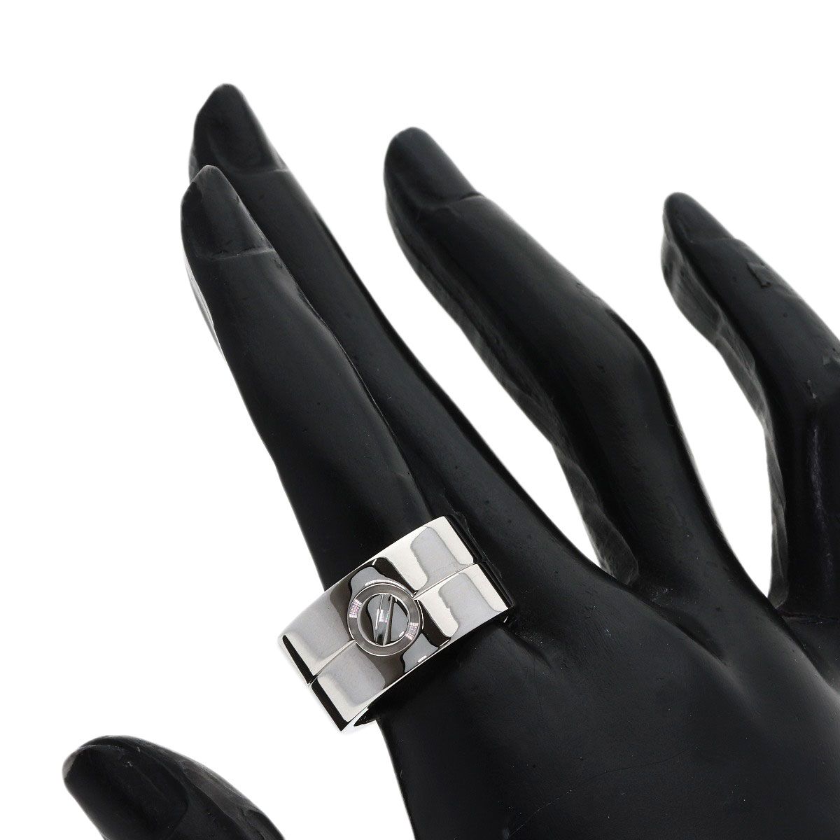 Cartier High Love Ring 59 18k White Gold — view 7