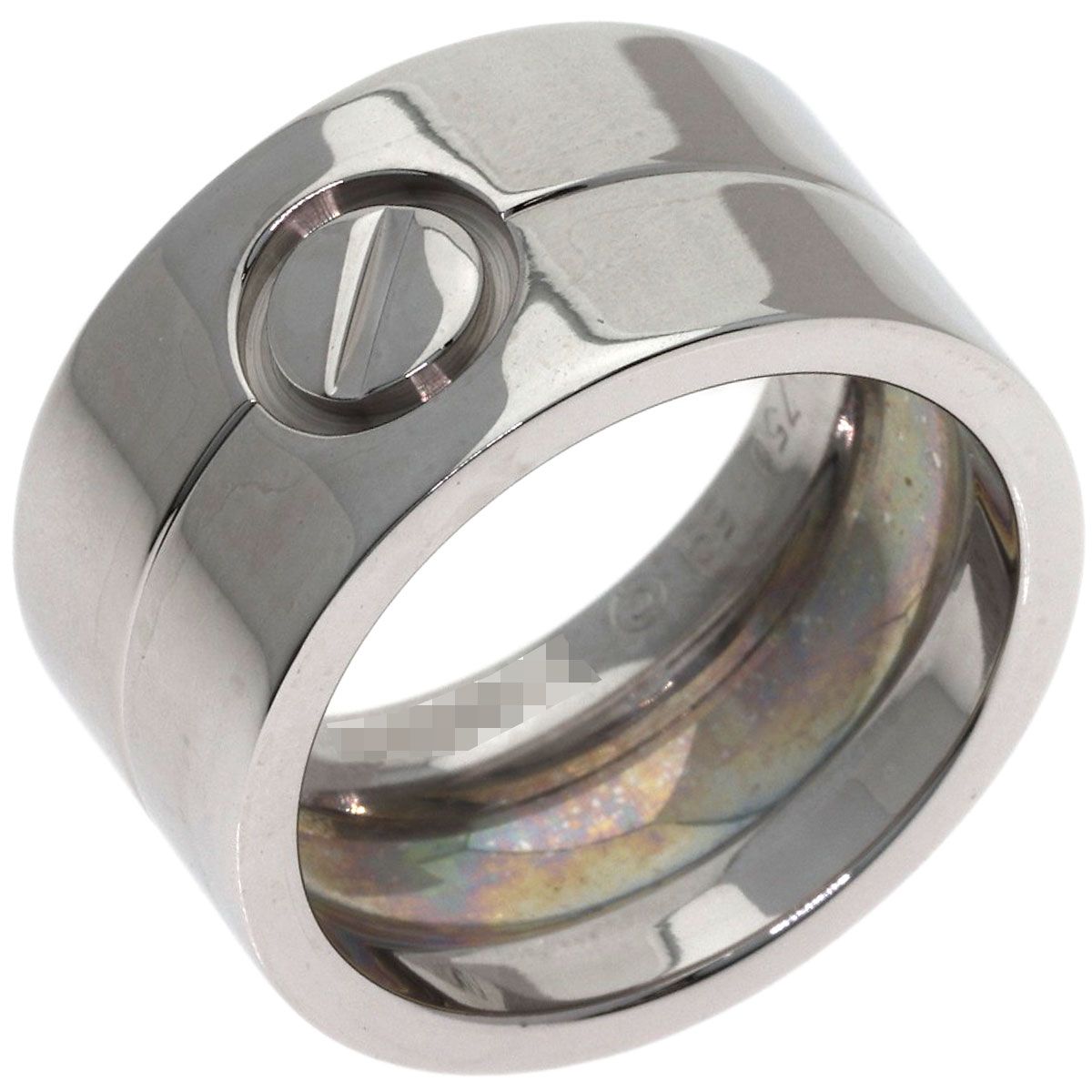 Cartier High Love Ring 59 18k White Gold — view 2