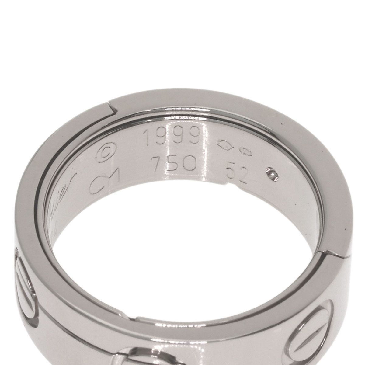 Cartier Astro Love Ring 52 18k White Gold — view 5