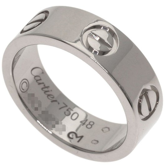 Cartier Love Ring 48 18k White Gold