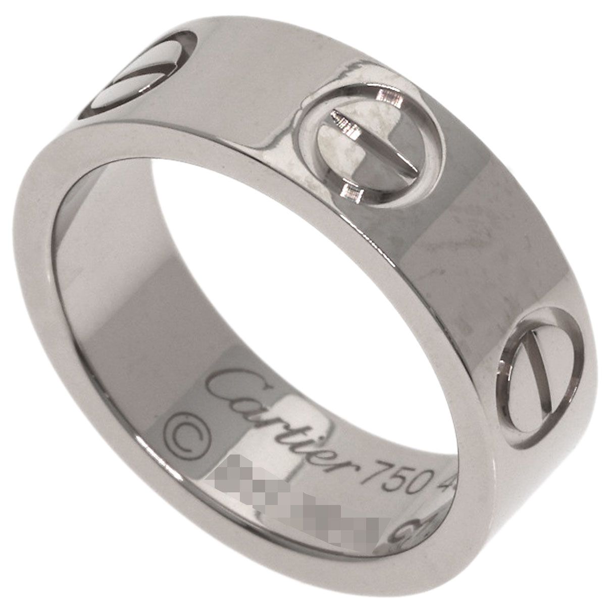 Cartier Love Ring 45 18k White Gold