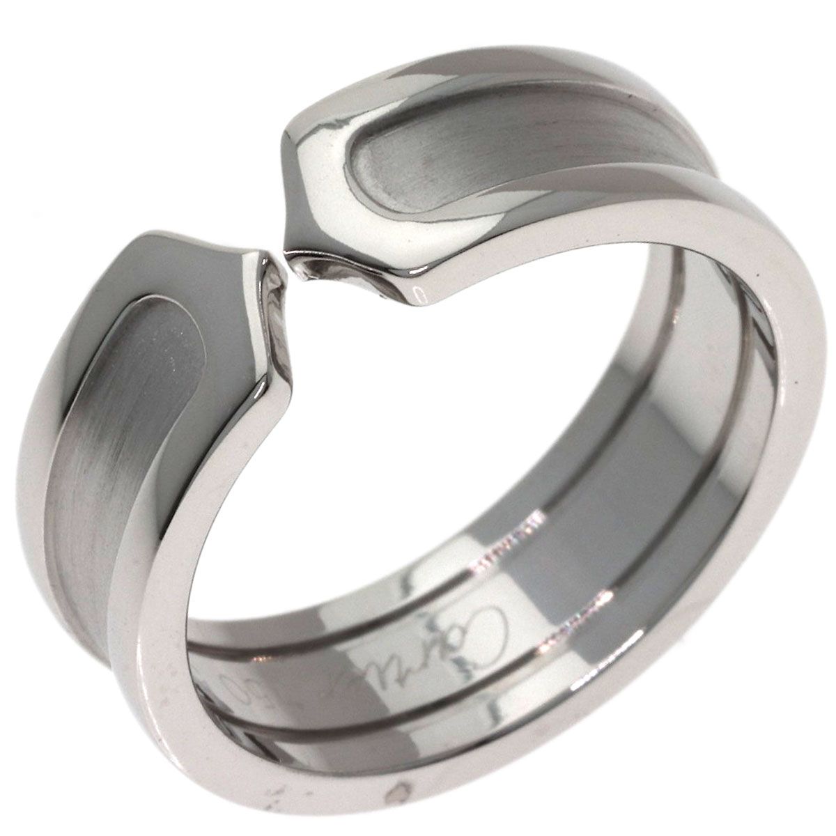 Cartier SM 55 Ring 18k White Gold — view 2