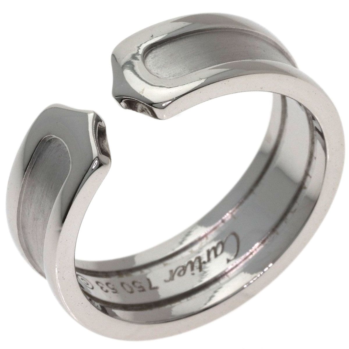 Cartier SM 53 Ring 18k White Gold — view 2