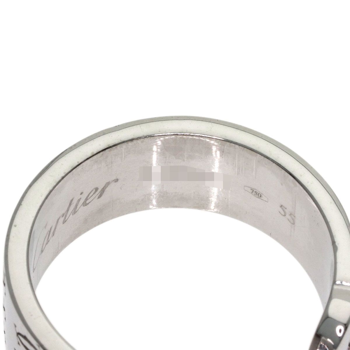 Cartier 2C Ring Christmas Limited 55 18k White Gold — view 6