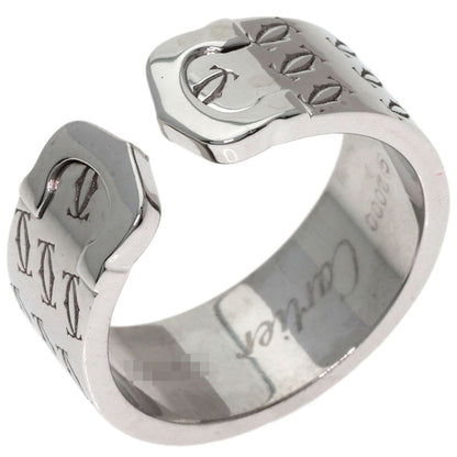 Cartier 2C Ring Christmas Limited 55 18k White Gold — view 2
