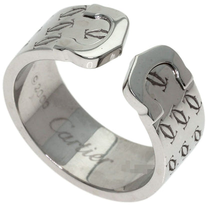 Cartier 2C Ring Christmas Limited 55 18k White Gold