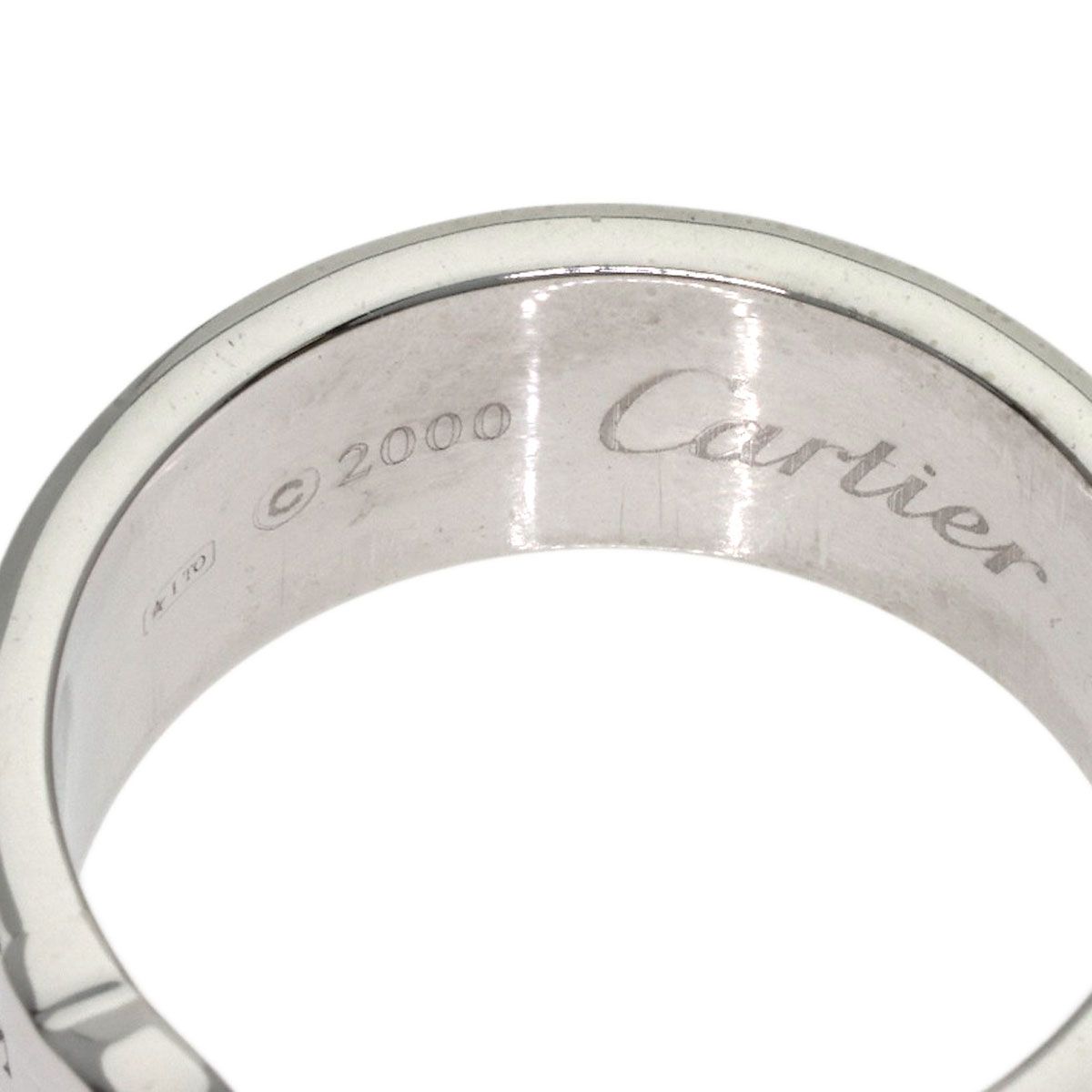 Cartier 2C Ring Christmas Limited 55 18k White Gold — view 5