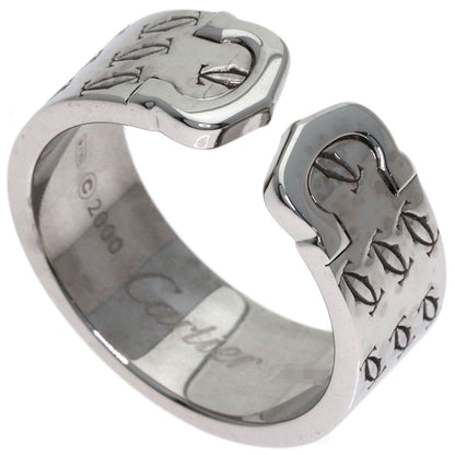 Cartier 2C Ring Christmas Limited 57 18k White Gold