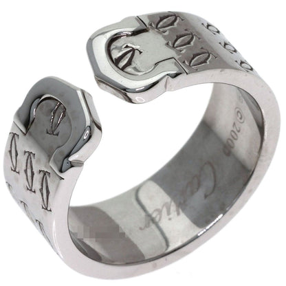 Cartier 2C Ring Christmas Limited 57 18k White Gold — view 2