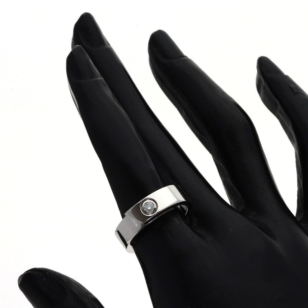 Cartier Anniversary Diamond 52 Ring 18k White Gold — view 6