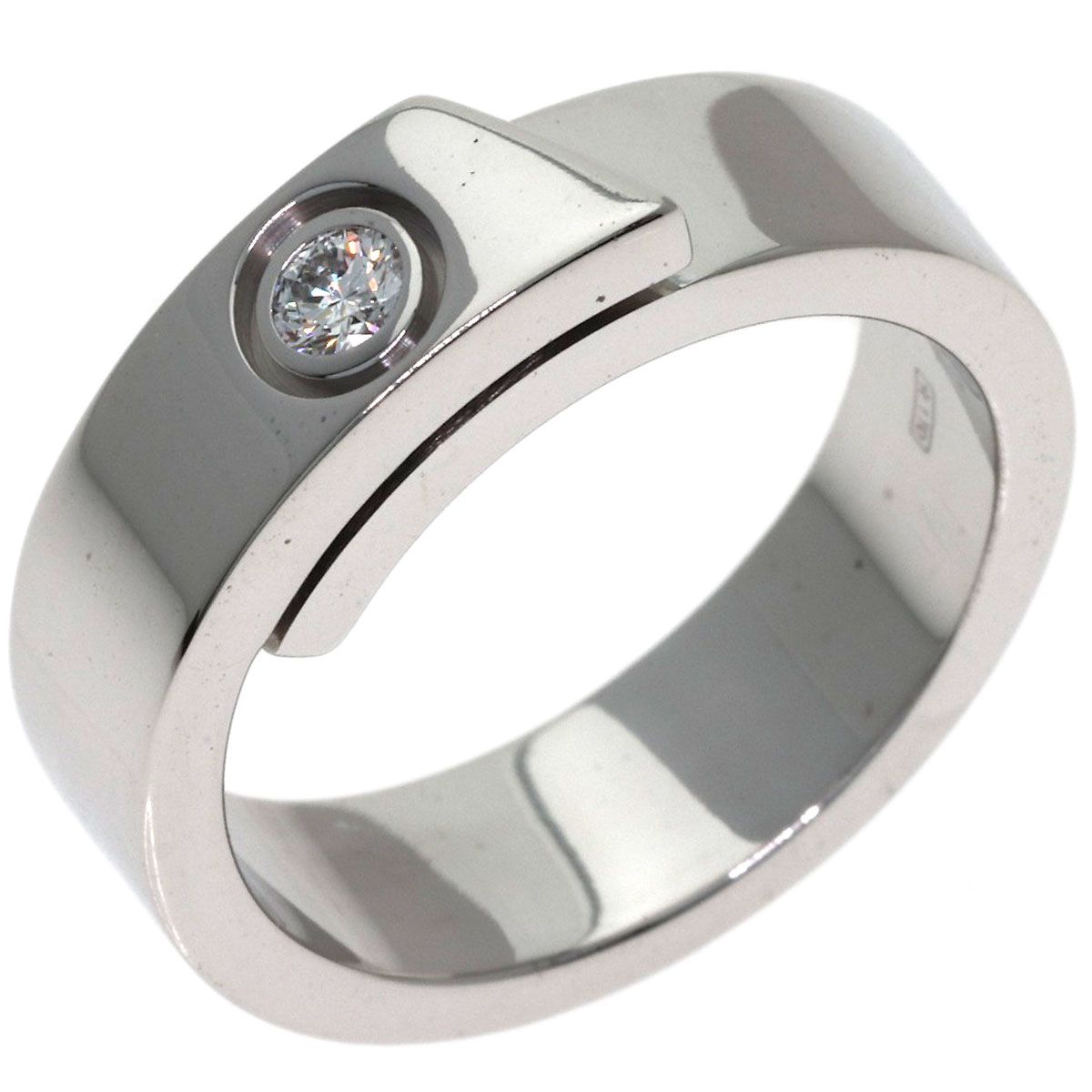 Cartier Anniversary Diamond 52 Ring 18k White Gold — view 2