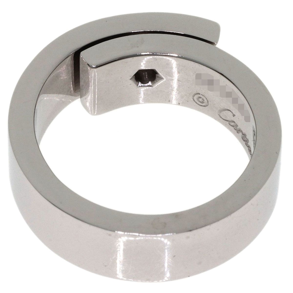 Cartier Anniversary Diamond 46 Ring 18k White Gold — view 4