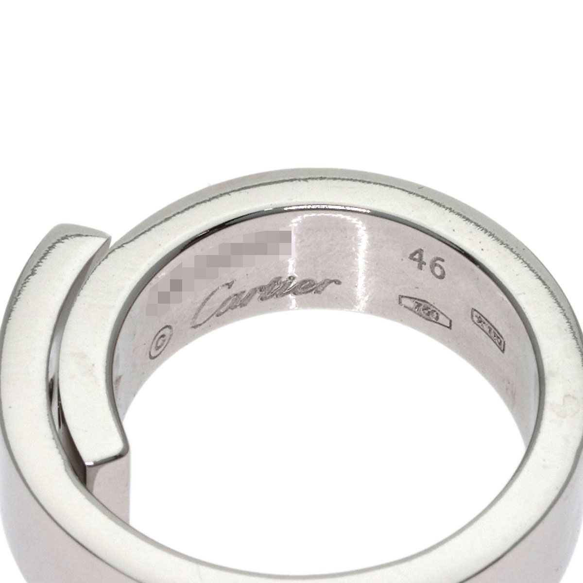 Cartier Anniversary Diamond 46 Ring 18k White Gold — view 5