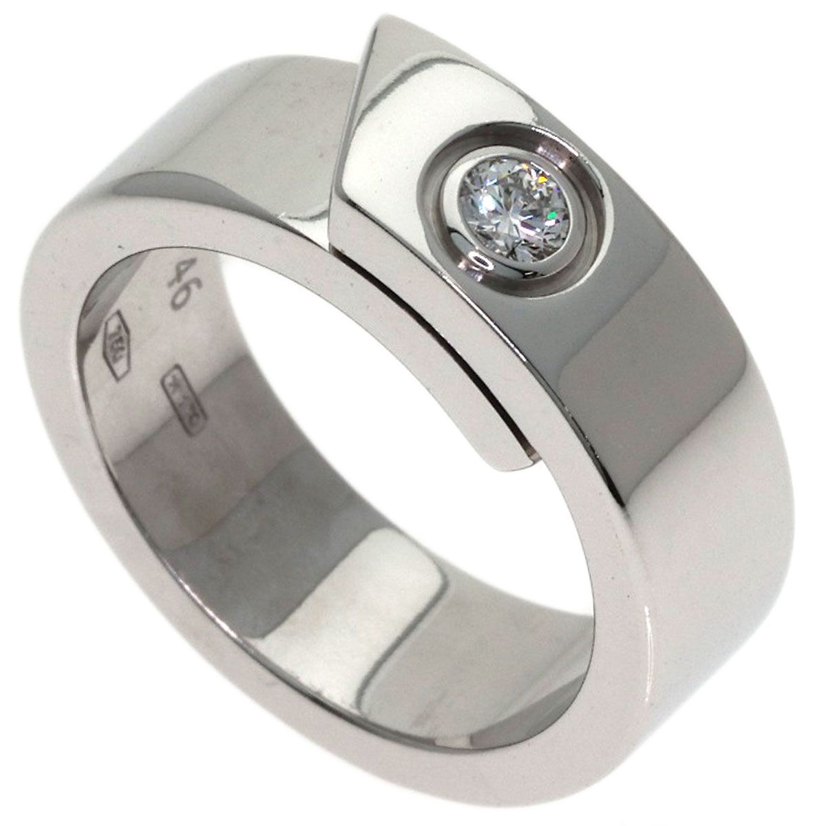 Cartier Anniversary Diamond 46 Ring 18k White Gold