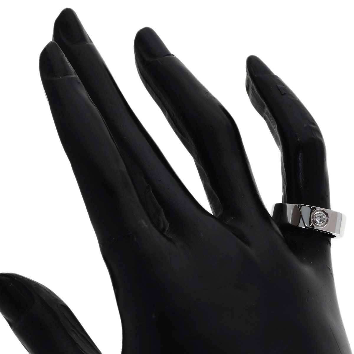 Cartier Anniversary Diamond 46 Ring 18k White Gold — view 6