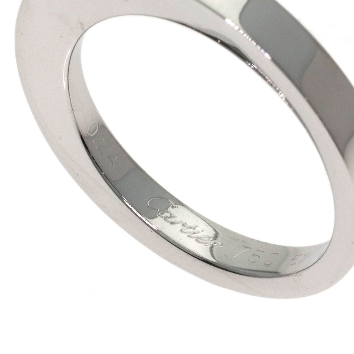 Cartier Date with Diamond 52 Ring 18k White Gold — view 5