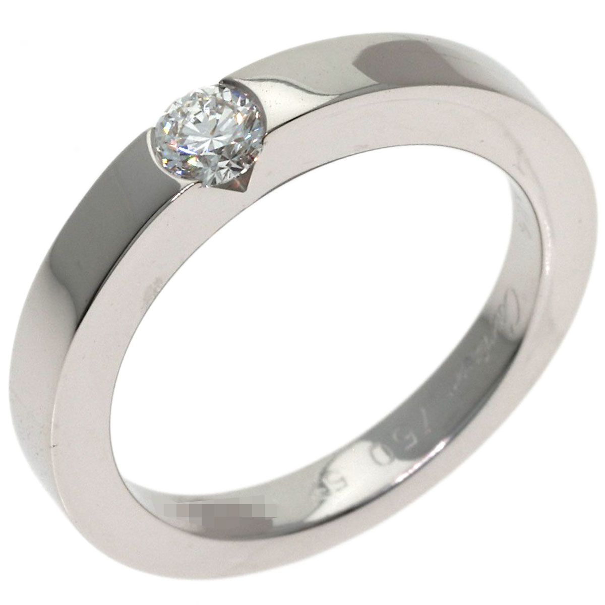 Cartier Date with Diamond 52 Ring 18k White Gold — view 2