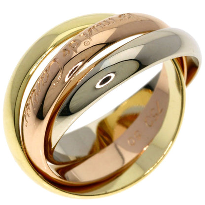 Cartier Trinity 50 Ring 18k Yellow Gold 18k Pink White — view 2