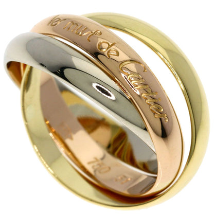 Cartier Trinity 51 Ring 18k Yellow Gold 18k Pink White