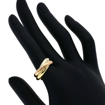 Cartier Trinity 54 Ring 18k Yellow Gold 18k Pink White — view 5