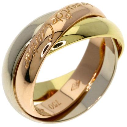 Cartier Trinity 48 Ring 18k Yellow Gold 18k Pink White — view 2