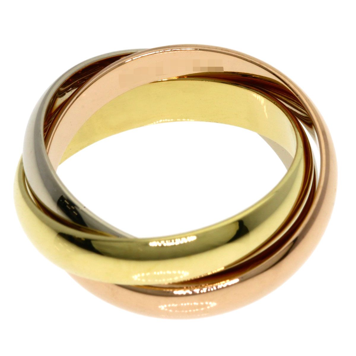 Cartier Trinity 48 Ring 18k Yellow Gold 18k Pink White — view 4