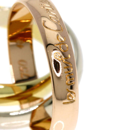 Cartier Trinity 48 Ring 18k Yellow Gold 18k Pink White — view 6