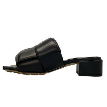 Bottega Veneta Sandals 36 Patch Mules Black Open Toe Braided Leather — view 3