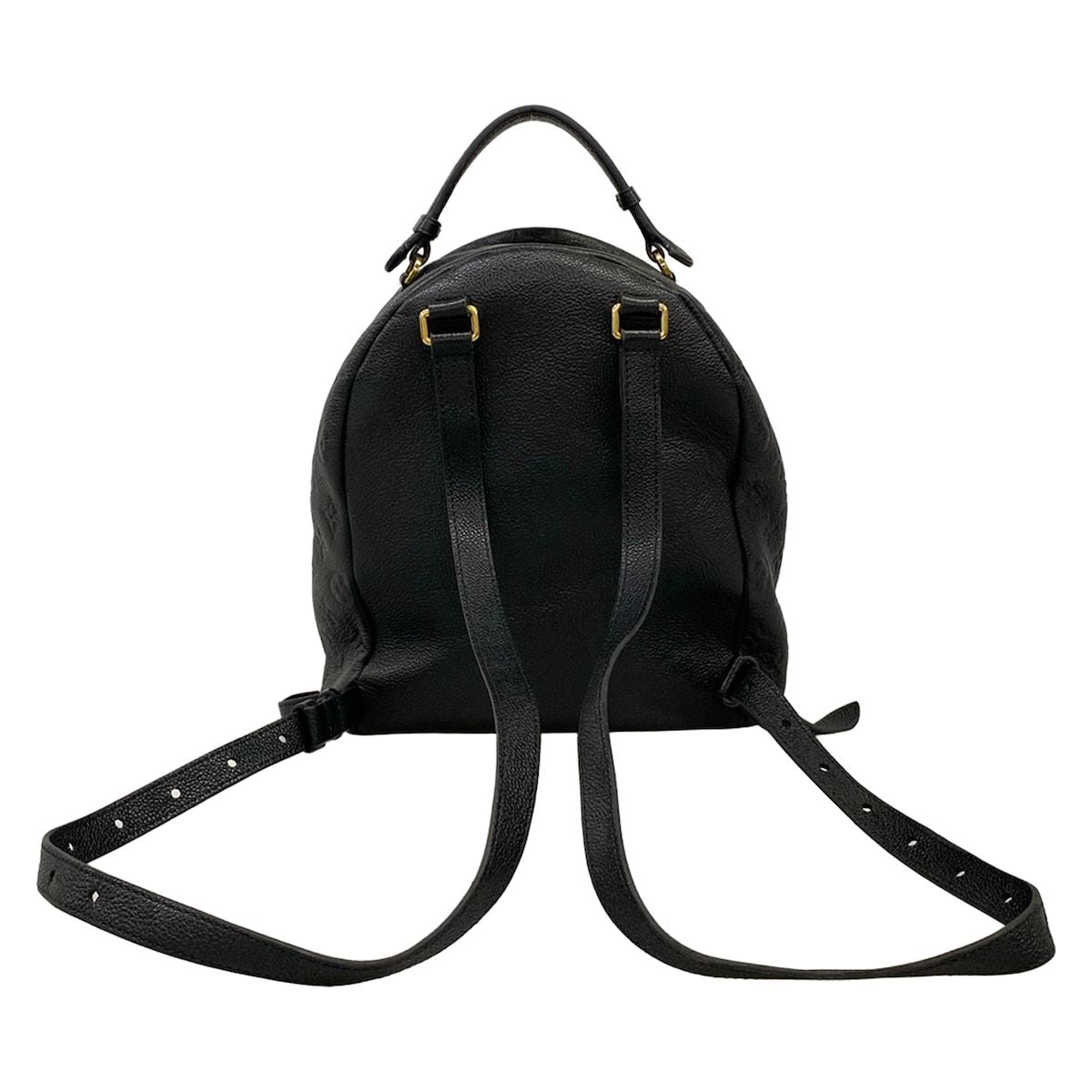 Louis Vuitton Backpack Monogram Empreinte Sorbonne Noir Leather — view 3