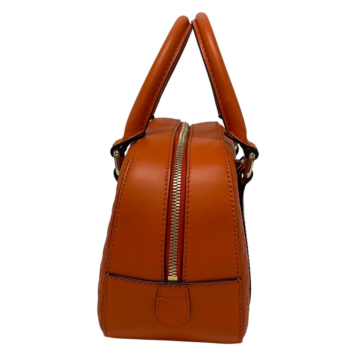 Gucci Handbag Micro Guccissima Orange Leather — view 4