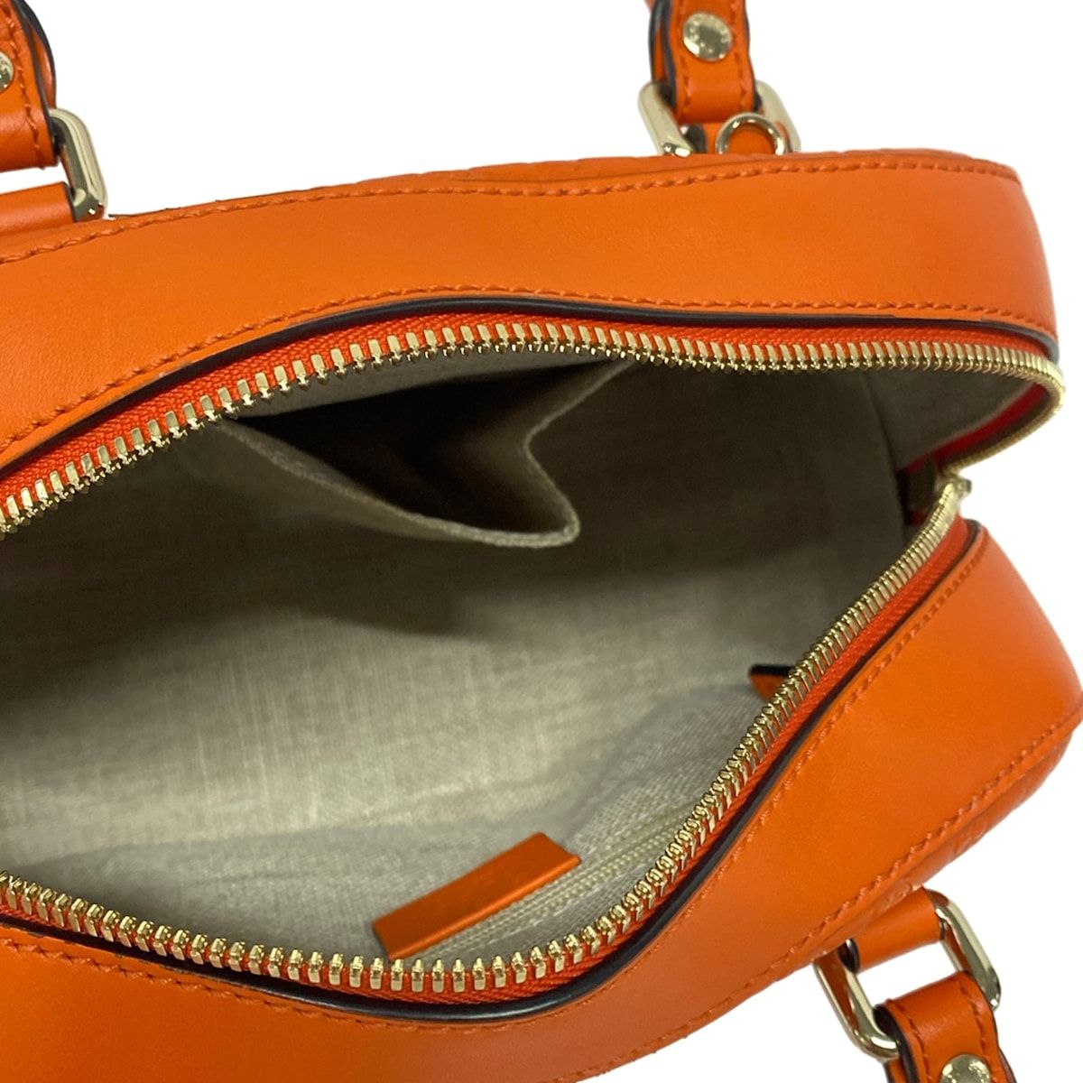 Gucci Handbag Micro Guccissima Orange Leather — view 7