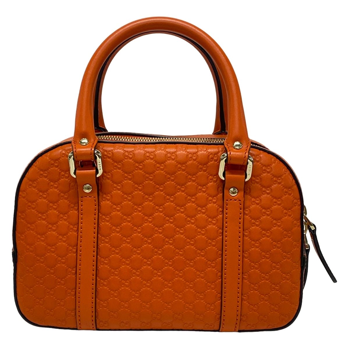 Gucci Handbag Micro Guccissima Orange Leather — view 3