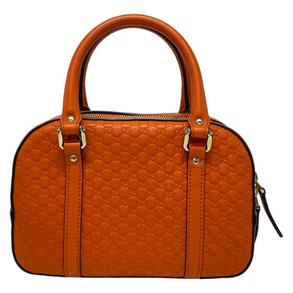 Gucci Handbag Micro Guccissima Orange Leather — view 3