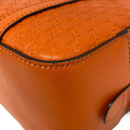 Gucci Handbag Micro Guccissima Orange Leather — view 6