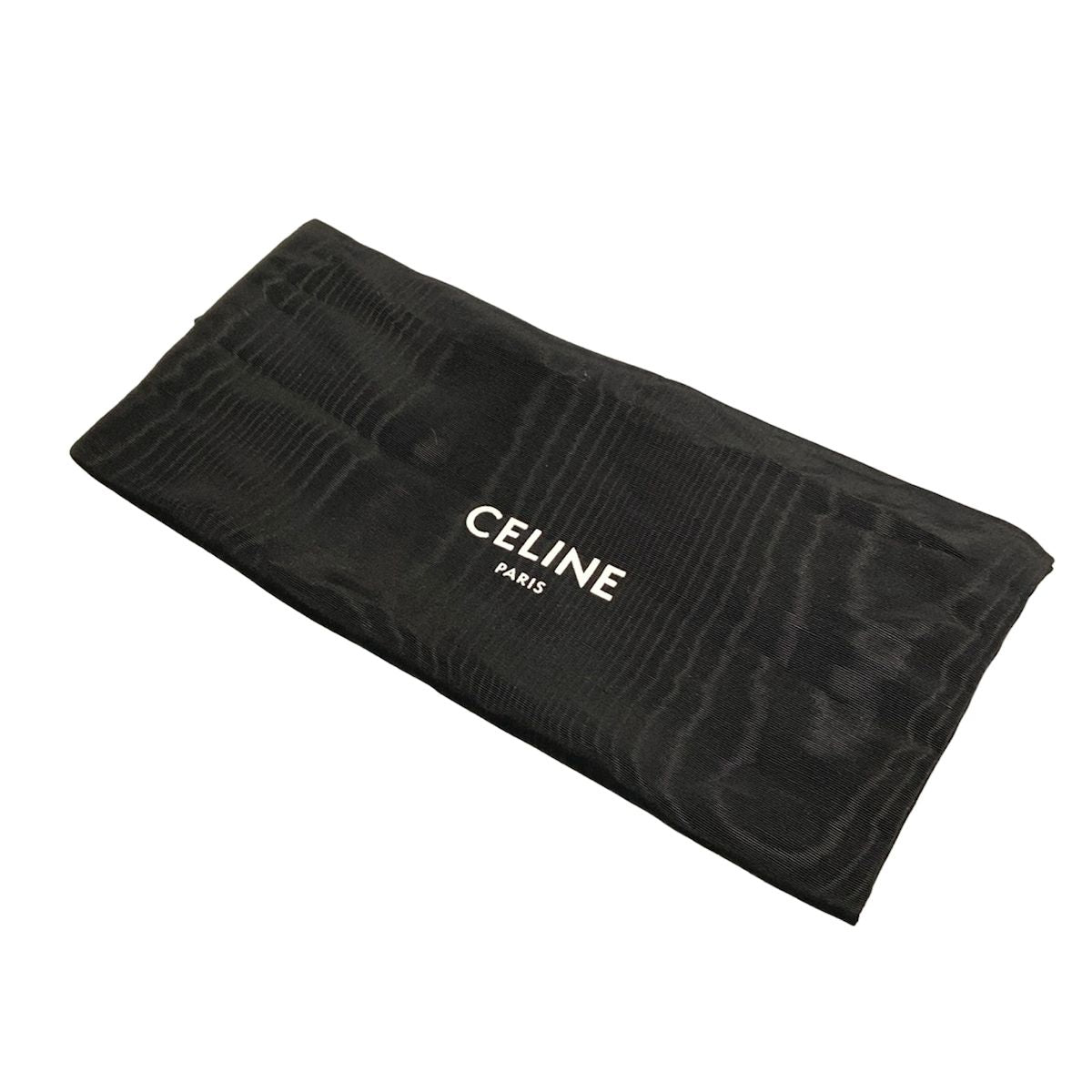Celine Shoulder Bag Tab Black Brown Leather — view 8