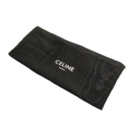 Celine Shoulder Bag Tab Black Brown Leather — view 8