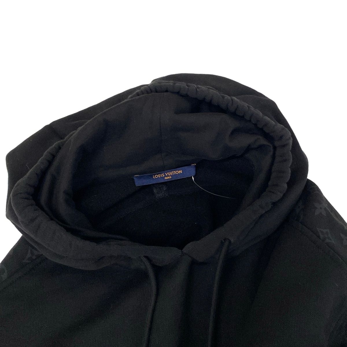 Louis Vuitton Hoodie XL Rle Black Monogram Pattern Cotton — view 8