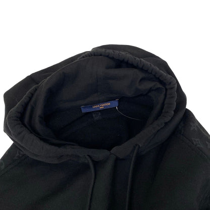 Louis Vuitton Hoodie XL Rle Black Monogram Pattern Cotton — view 8