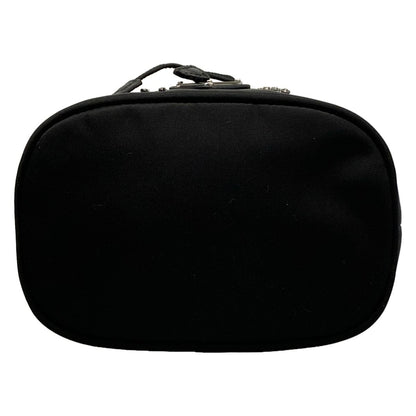 Prada Black Drawstring Studs Re-Nylon Mini Bag Line Stone Beads — view 5